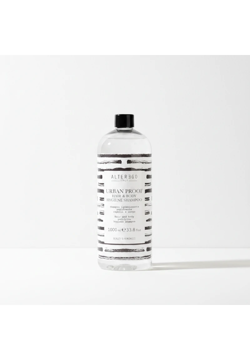 ALTER EGO ITALY URBAN PROOF Hair&Body Hygiene Shampoo Шампунь для волосся і тіла гігієнічний дезінфікуючий,1000мл - 3