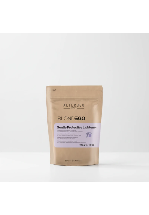 ALTER EGO ITALY BLONDEGO Gentle Protective Lightener Освітлюючий порошок фіолетовий 7 рівнів (зіп-пакет), 100 гр - 2