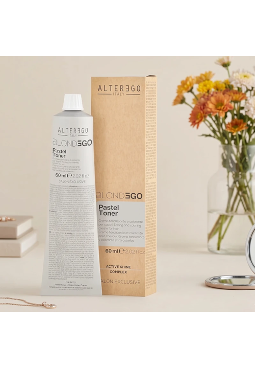 ALTER EGO ITALY BLONDEGO Pastel toner DUSTY COPPER Крем-фарба тонуюча пастельна без амоніаку (курний мідний),60 мл - 4