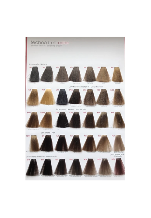 ALTER EGO ITALY TECHNOFRUIT COLOR Крем-фарба для волосся 10/01 платиновий блондин натуральний попелястий, 100 мл - 4