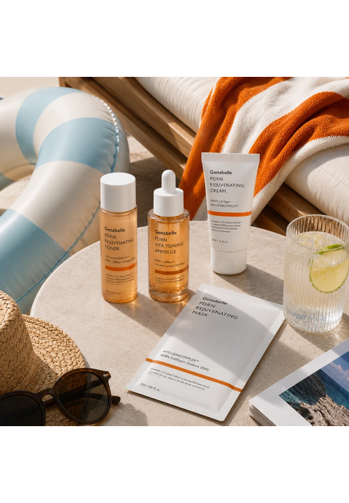 Genabelle PDRN Travel Set Набір Маска 25 мл + Крем 20 мл + Сироватка 30 мл + Тонер 30 мл, 4 од - 3