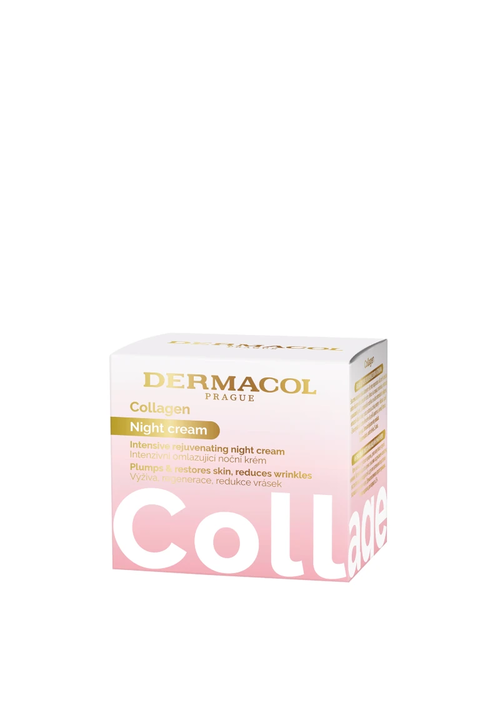 DERMACOL Collagen Крем нічний для обличчя інтенсивно омолоджуючий SPF10, 50 мл