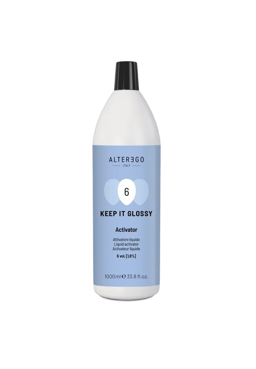 Клікніть для збільшення зображення ALTER EGO ITALY KEEP IT GLOSSY Activator Активатор рідкий 6 vol.(1,8%), 1000 мл
