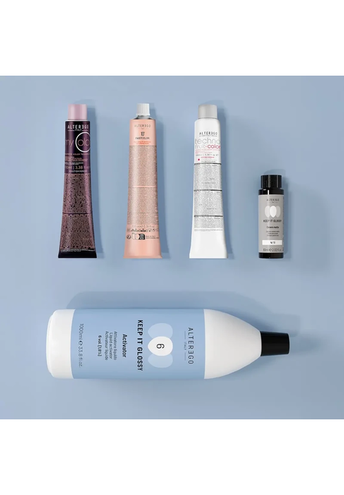 Клікніть для збільшення зображення ALTER EGO ITALY KEEP IT GLOSSY Activator Активатор рідкий 6 vol.(1,8%), 1000 мл - 3