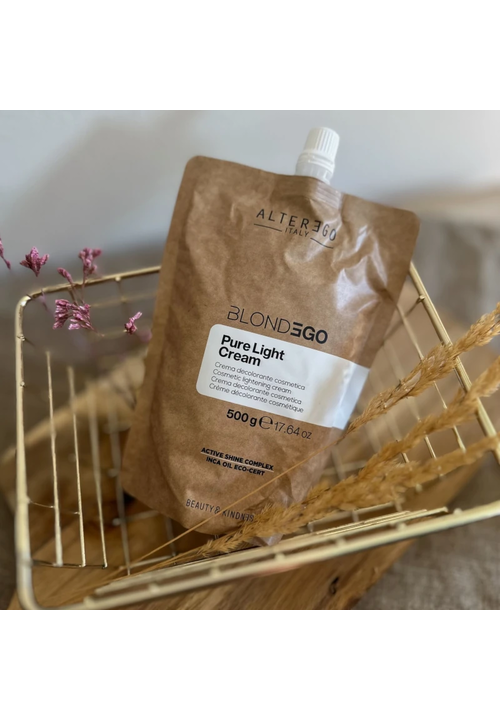 ALTER EGO ITALY BLONDEGO Pure Light Cream Освітлюючий крем косметичний, до 7 рівнів, 500 гр - 3