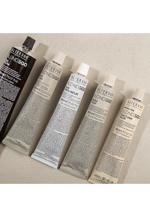 ALTER EGO ITALY BLONDEGO Pure toner CARAMEL-BLONDE Крем-фарба тонуюча без амоніаку (карамель), 60 мл - 3